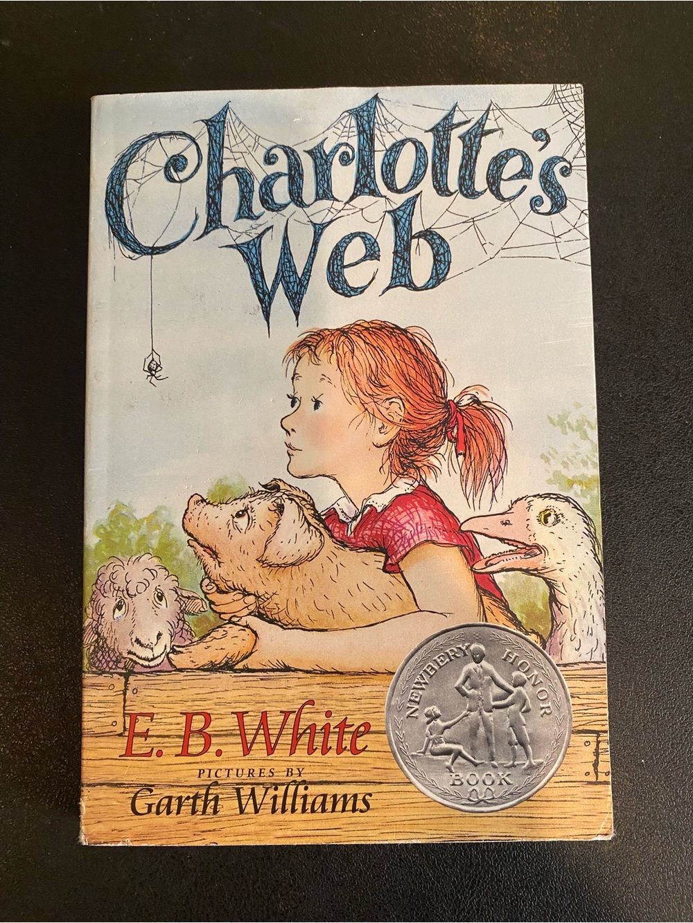 Vtg Charlotte's Web 1952 Paperback by E. B. White (Newbery Honor Book)